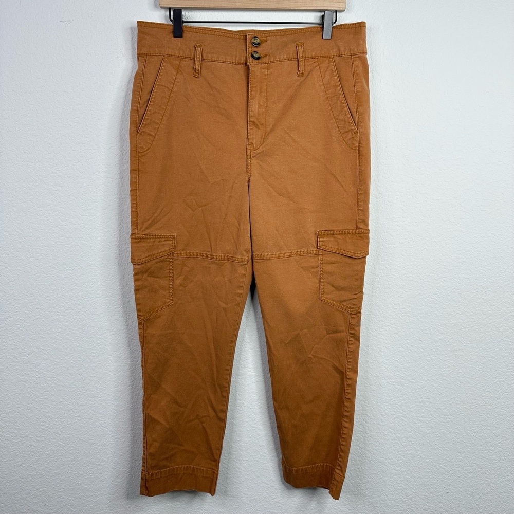 Cabi Pants Womens 6 Brown‎ Orange Cargo Utility Casual Gorpcore Y2K Minimalist
